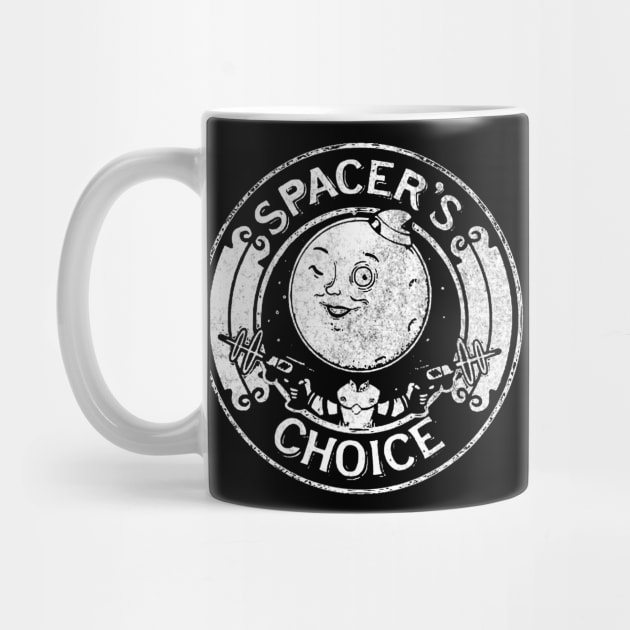 Spacer Choice Distressed White Logo by donaldapples